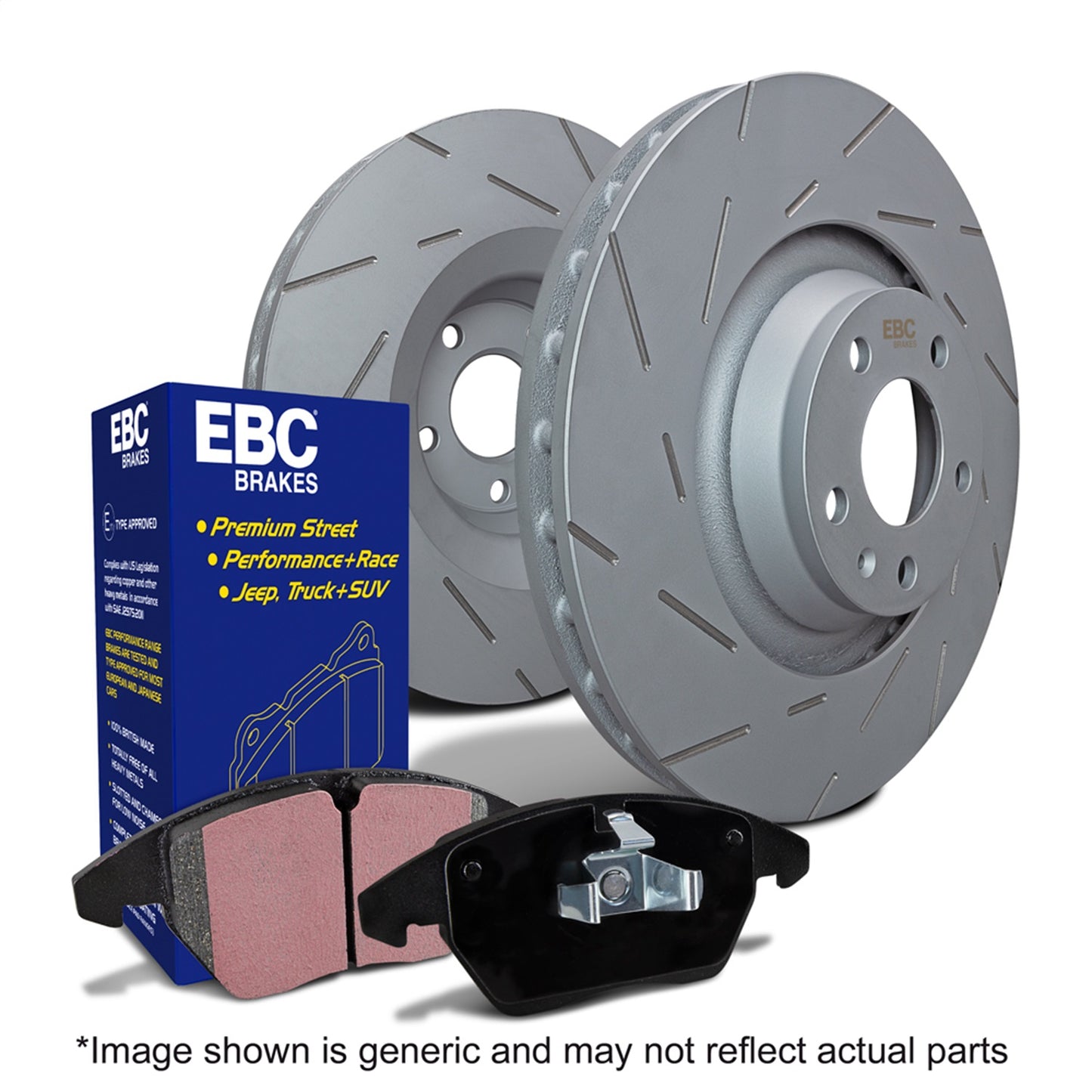 EBC S2 Kits Greenstuff Pads and USR Rotors S2KF1978