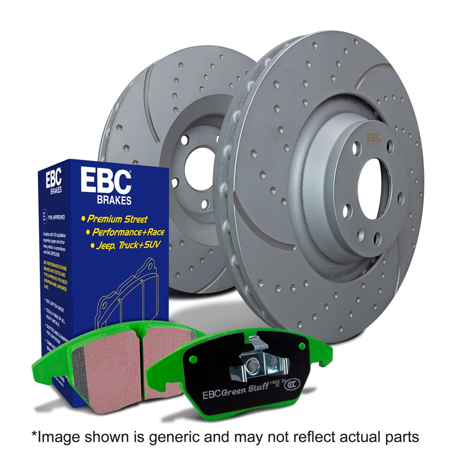 EBC S3 Kits Greenstuff Pads and GD Rotors S3KF1365