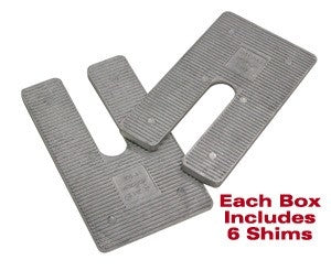 SPC Performance Aluminum Shims 2.5X5X0.5 Deg. (Set of 6)