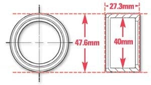 SPC Performance Weld-In Ring Kit 40 mm ID 15526