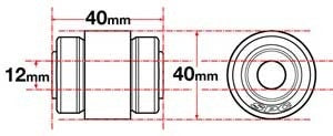 SPC Performance Flex Joint xAxis BUILDER SERIES 10mm X 40mm X 1.750 15623