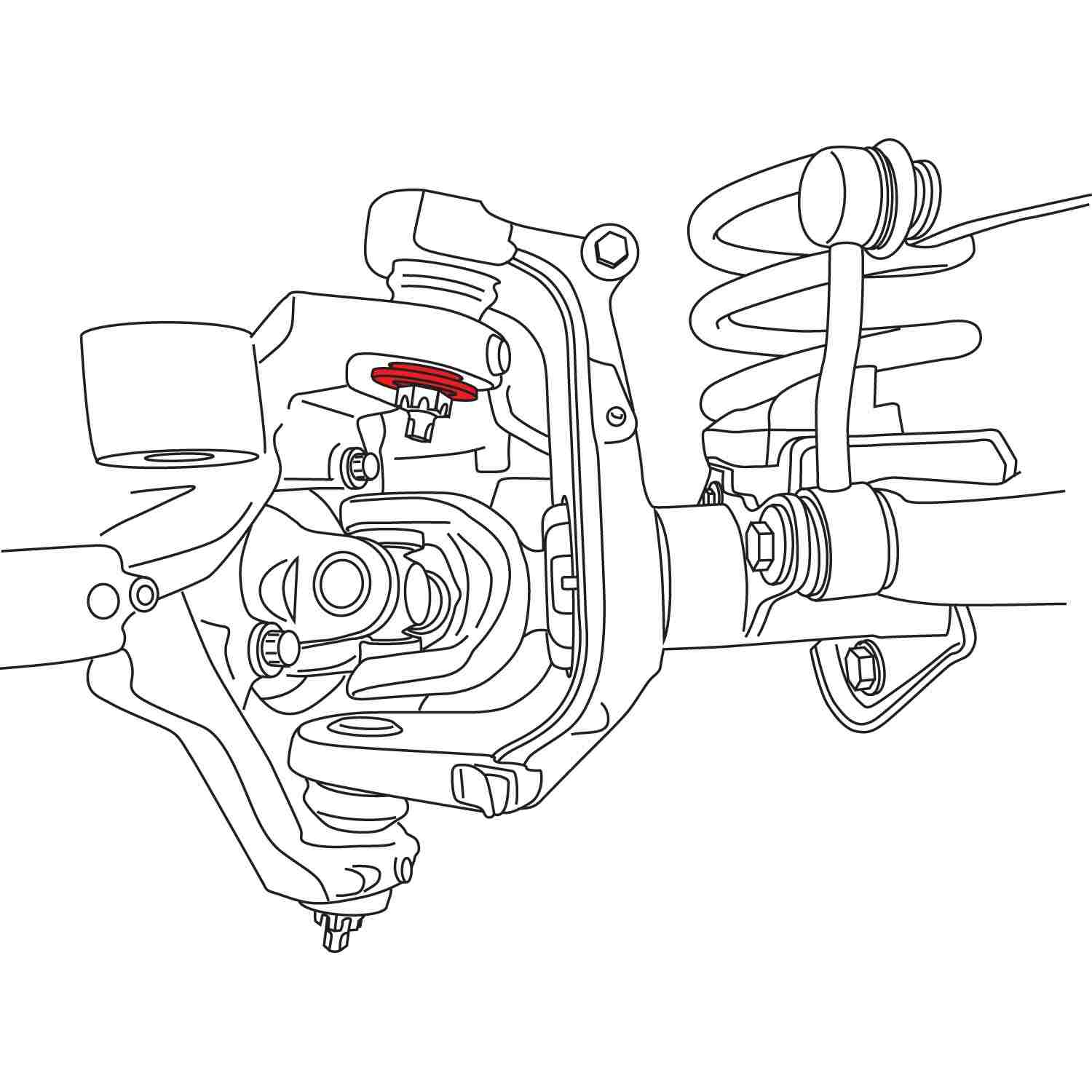 SPC Performance Jeep 1/2 Deg. Camber Sleeve 23402