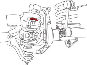 SPC Performance Jeep 1/2 Deg. Camber Sleeve 23402