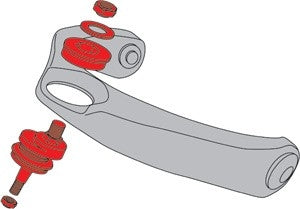 SPC Performance GM Offset Upper Balljoint