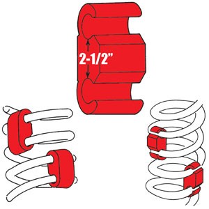 SPC Performance Coil Spring Stabilizer (Set of 4)