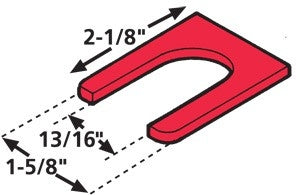 SPC Performance Tandem Shim-FRTLNR 1/8in (100) 35065