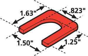 SPC Performance Prevost Shims 1/8 In. (6)
