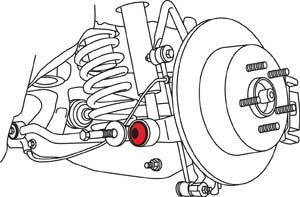 SPC Performance 05+ Chrysler 300/04-08 Pacifica/08+ Dodge Challenger/06+ Charger Rear