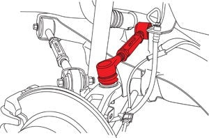 SPC Performance 03-07 Honda Accord/04-08 Acura TSX Rear EZ Arm XR Adjustable Control A