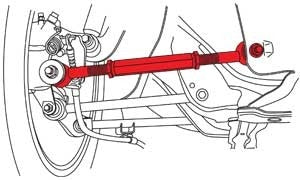 SPC Performance 99-08 Acura TL / 99-07 Honda Accord Rear Toe Arm 0XB8P