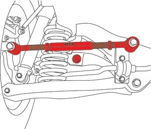 SPC Performance Adjustable Control Arm 07-10 Hyundai Elantra/Kia Optima Rear EZ Arm XR