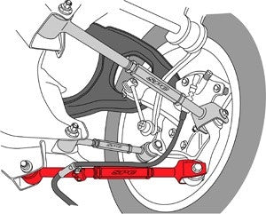SPC Performance Rear Adjustable Lateral Arm 08-10 Honda Accord/09-10 Acura TSX/TL