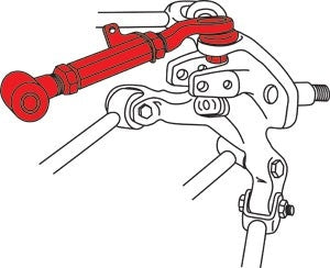 SPC Performance Adjustable Control Arm 05-10 Honda Odyssey Rear EZ Arm XR