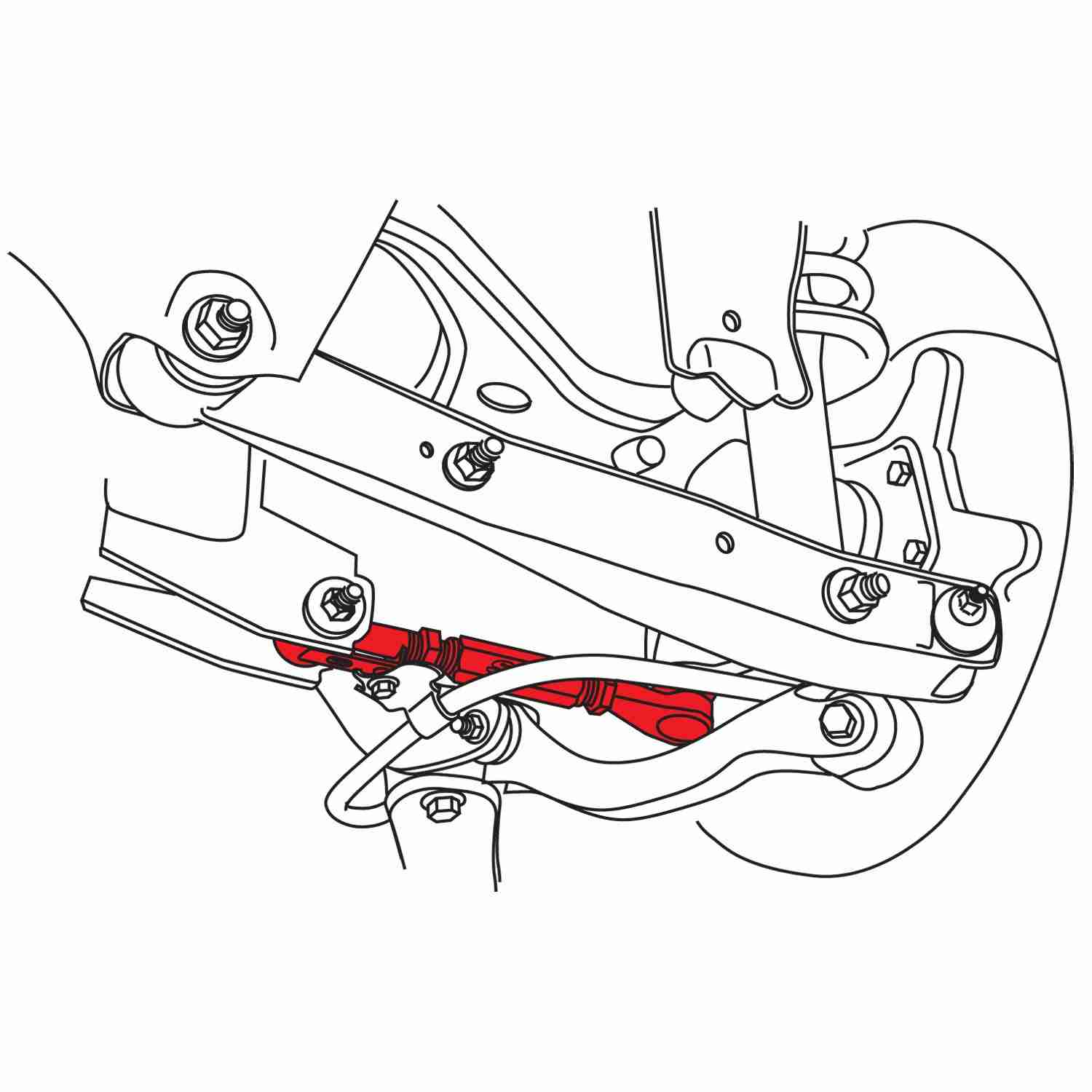 SPC Performance Rear Adjustable Toe Arm 08-12 Subaru Impreza /09-12 Forester