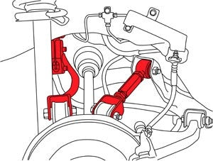 SPC Performance 95-98 Nissan 240SX Rear Passenger Side Adjustable Cont