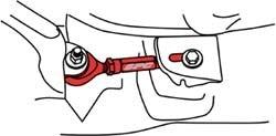 SPC Performance Alignment Components Rear Toe Link; Rear Toe