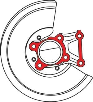 SPC Performance Camber Shim 0.75 deg. Ford