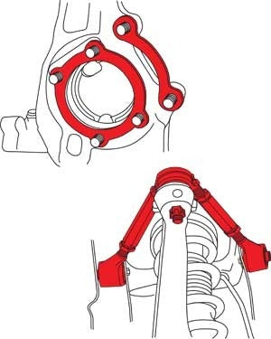 SPC Performance Adjustable Control Arms 03-08 Nissan 350Z/03-07 Infiniti G35 Front