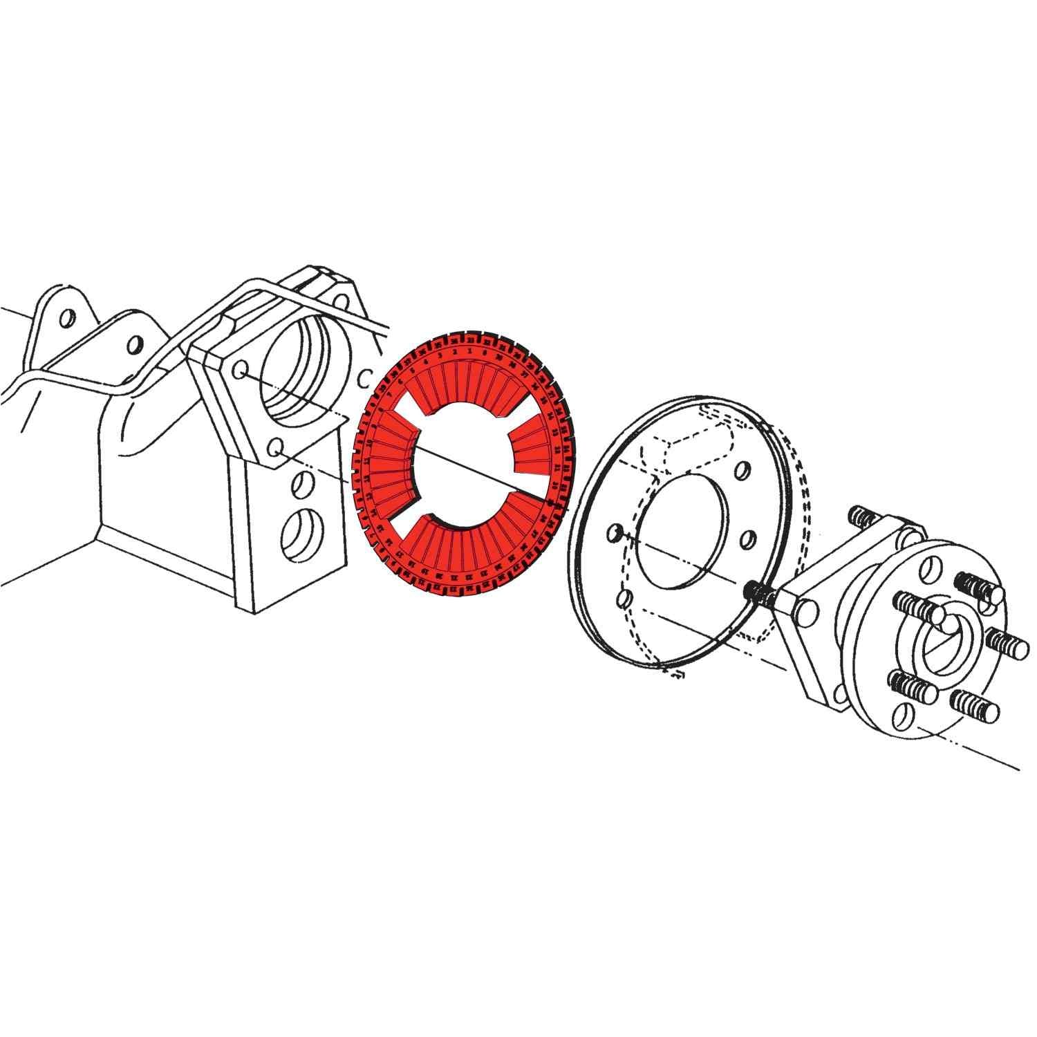 SPC Performance Red - Dual Angle Shim - 1 Piece