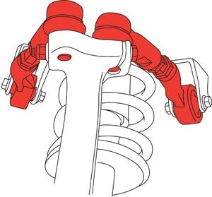 SPC Performance Audi B9 Front Upper Control Arm Set Left & Right Pair 81383