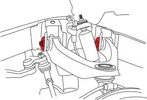 SPC Performance 98-04 Nissan Frontier Front Cam Bolt (set of 2)