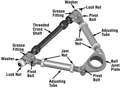 SPC Performance Pro Series Front Adjustable Upper Control Arm (Chrysler Thread-In 10deg) (Race Only) 92252