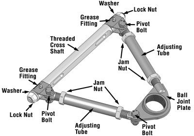 SPC Performance Pro Series Front Adjustable Upper Control Arm (Chrysler Thread-In 10deg) (Race Only) 92352