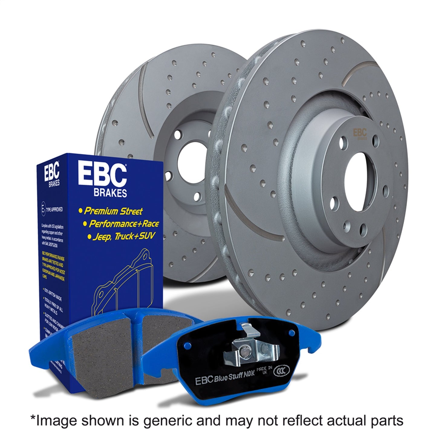 EBC S6 Kits Bluestuff Pads and GD Rotors S6KF1417