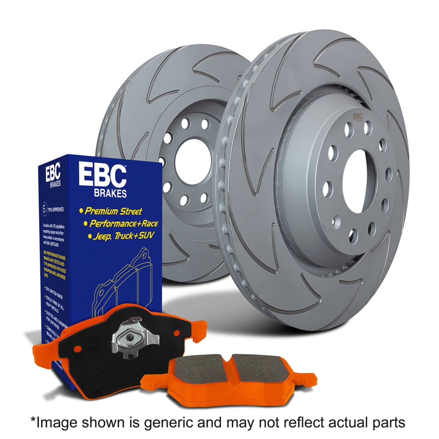 EBC S7 Kits Orangestuff Pads and BSD Rotors S7KF1089