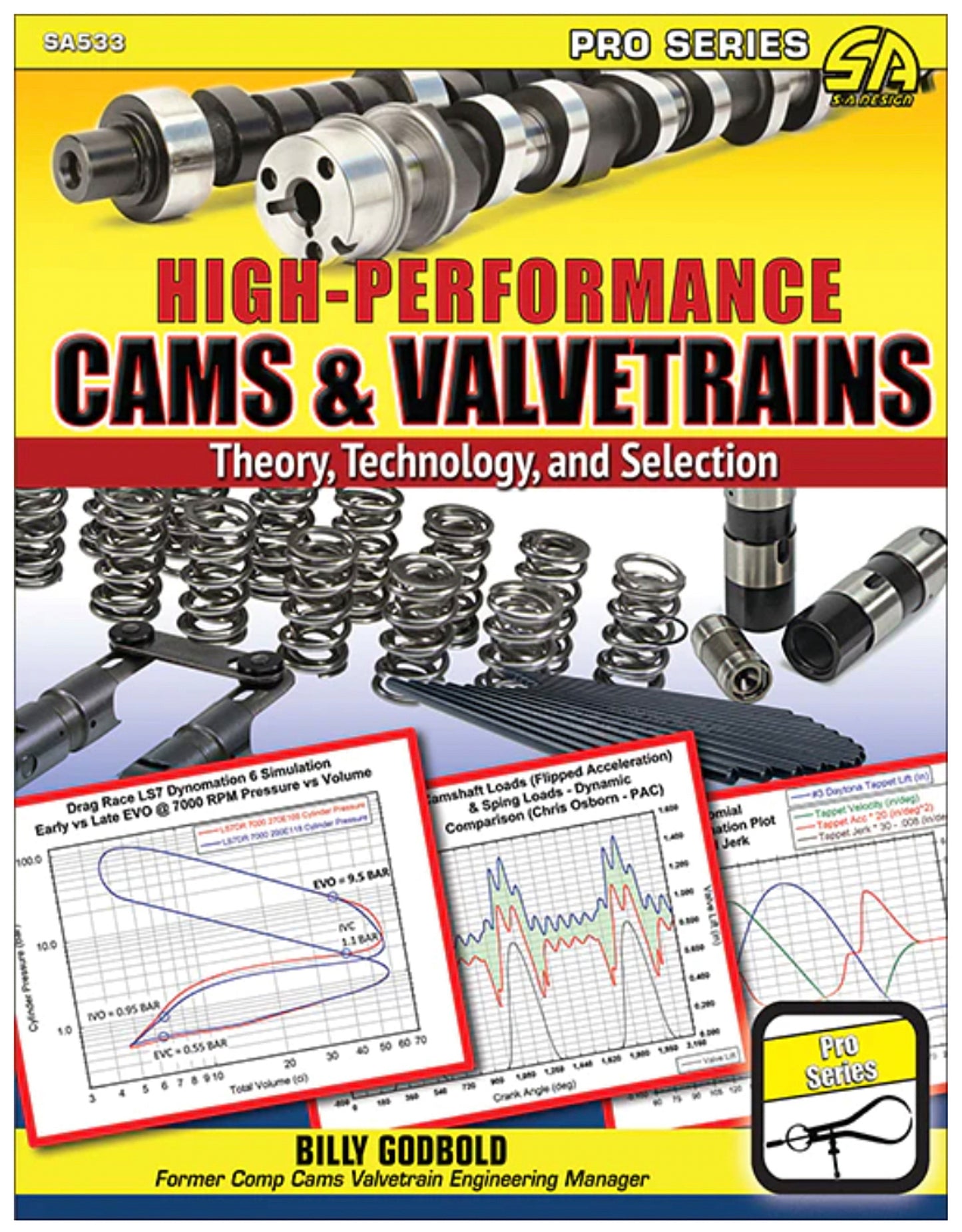 S-A Books High Performance Cams and Valvetrain Books How-To Books main image