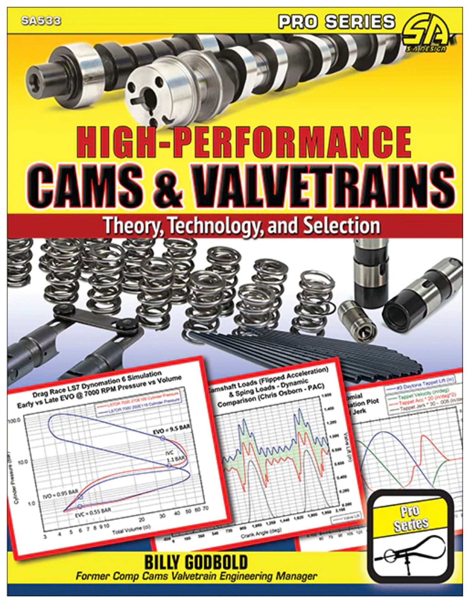 S-A Books High Performance Cams and Valvetrain Books How-To Books main image