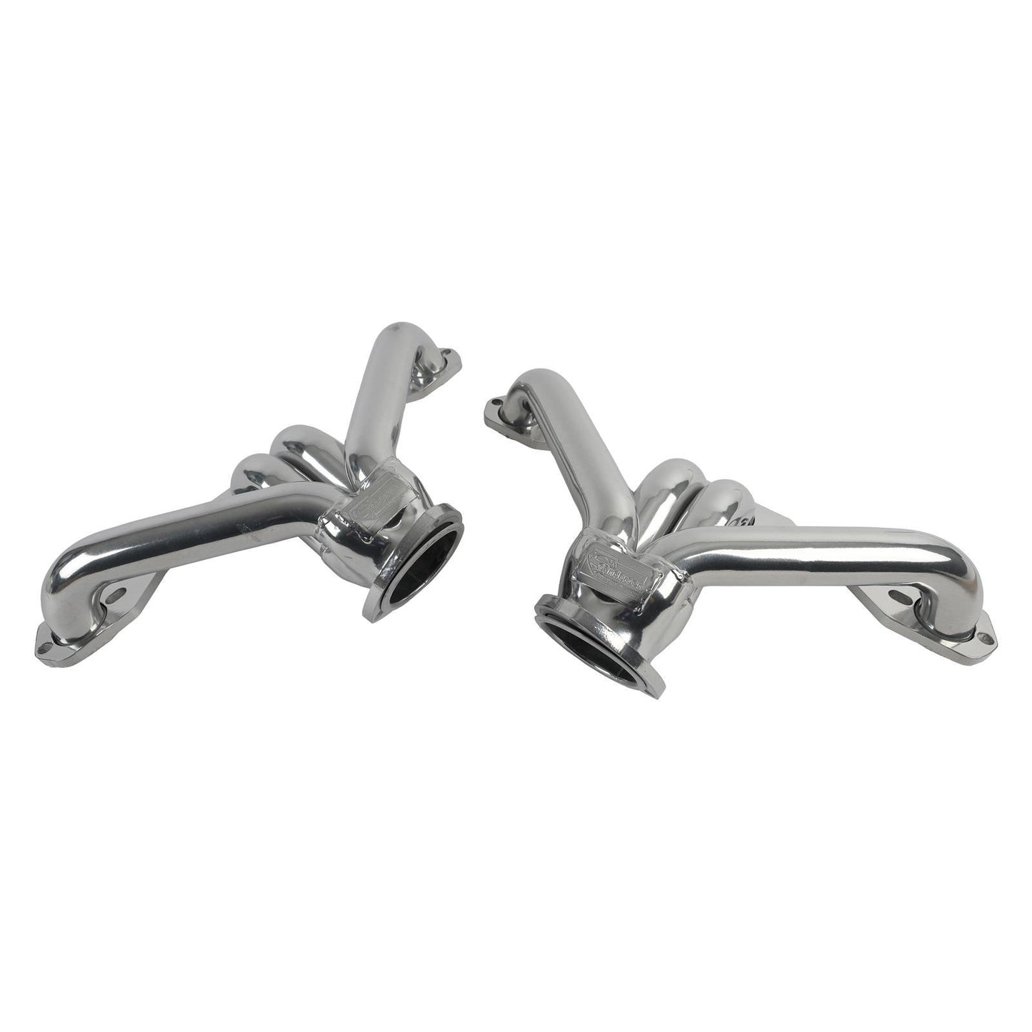 SANDERSON SBC Block Hugger Headers Blueprint Silver Ceramic Exhaust Headers, Manifolds and Components main image