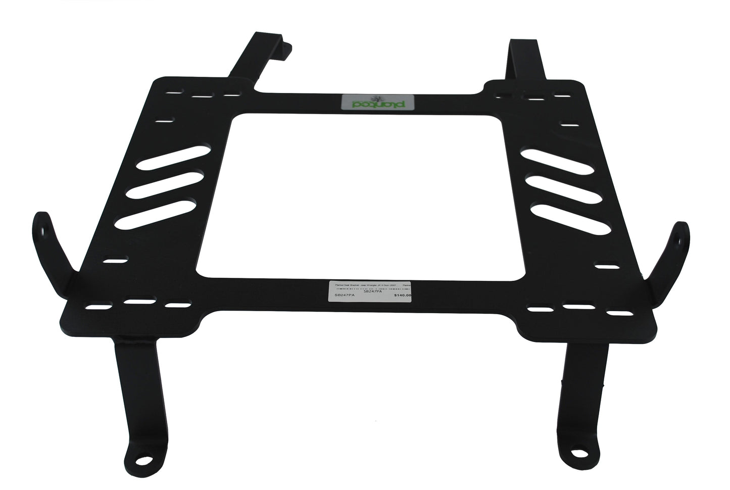 Planted Technology Seat Bracket- Jeep Wrangler JK 4 Door (2007-2018) LOW - Passenger / Right *Mounts to floor not pedestal