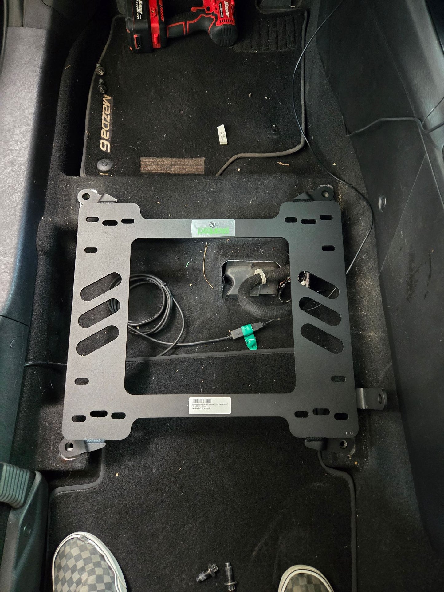 Planted Technology Seat Bracket- Mazda 6 [3rd Generation / GJ1/GL Chassis] (2014-2021) - Driver / Left