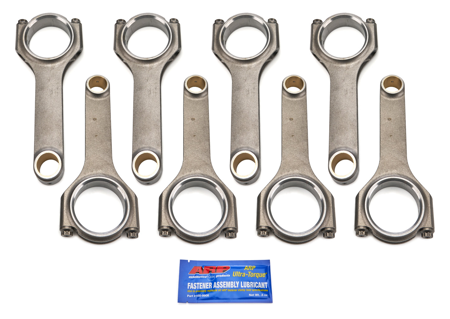 SCAT ENTERPRISES SBC 4340 Forged H-Beam Rods 6.125 w/ARP2000 Engines and Components Connecting Rods and Components main image