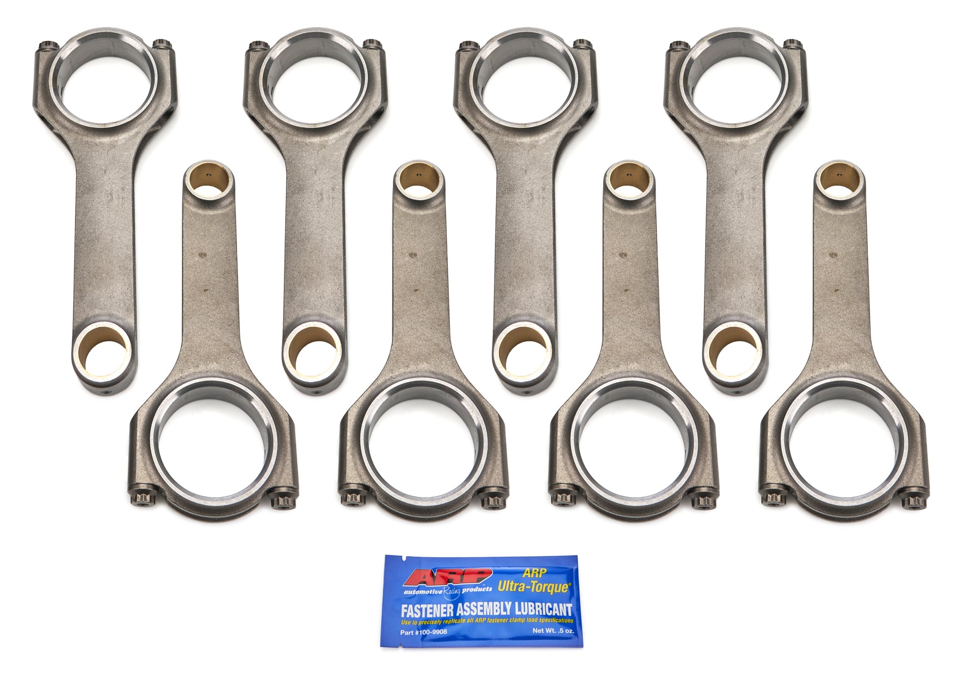 SCAT ENTERPRISES SBC 4340 Forged H-Beam Rods 6.125 w/ARP2000 Engines and Components Connecting Rods and Components main image