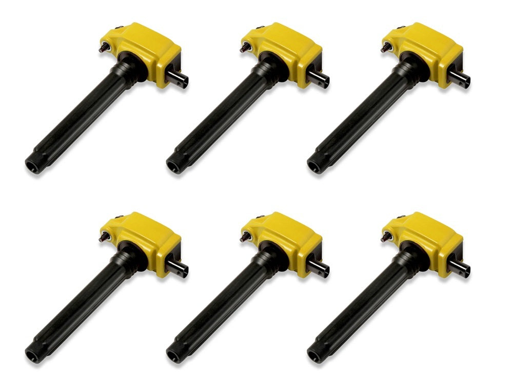 Superchips 3.6L Coils - 6 Pack Yellow Ignition Components Ignition Coils main image