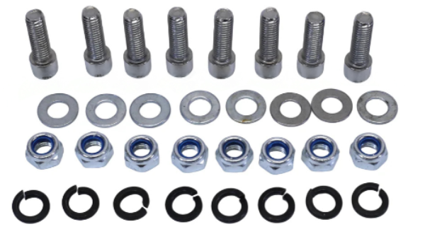 PrivateLabelMfg Seat Hardware Kit - Bolts Nuts Washers Spacers For Sparco Recaro Bride Seats