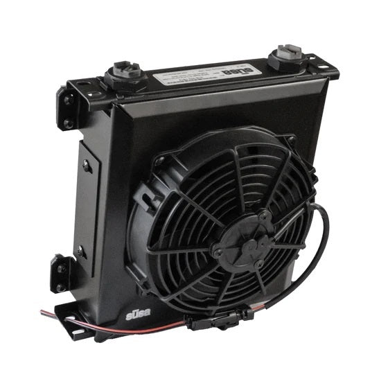 Setrab Series-3 Oil Cooler - 32-Row w/12-Volt Fan Oil and Fluid Coolers Fluid Coolers main image