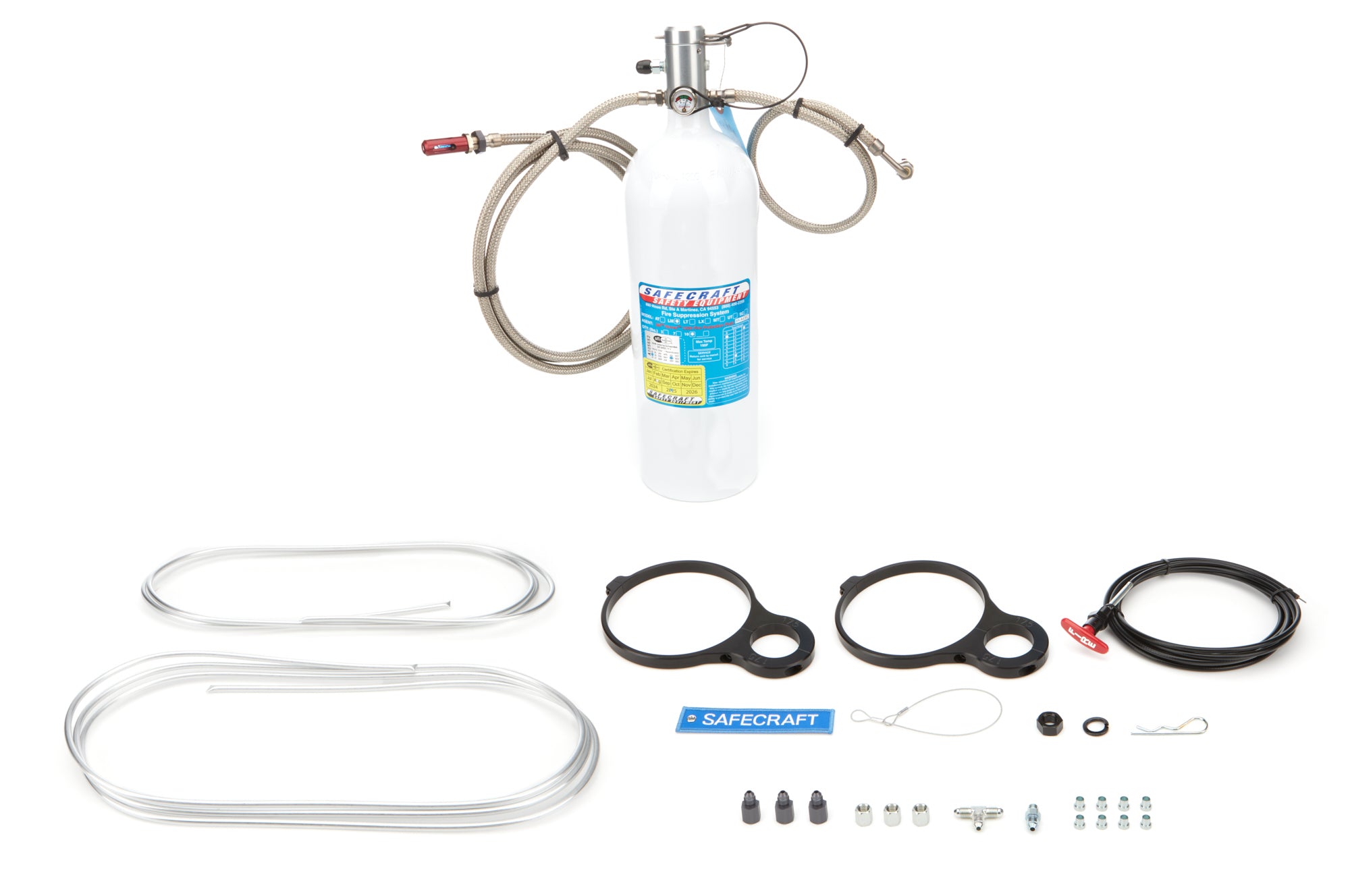 Safecraft Fire System 10lbs LM w/ 1.75in Bracket Auto/Man Fire Extinguishers Fire Suppression Systems main image