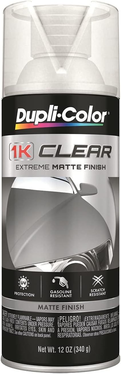 Dupli-Color 1K Extreme Clear Coat Matte Finish 12oz Can Paints, Coatings and Markers Paint main image