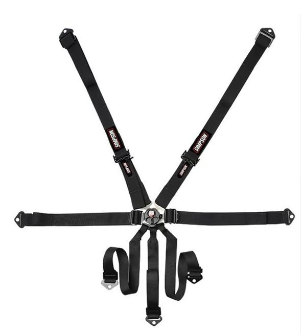 Simpson Harness Camlock 7-Pt 2in P/D Black Safety Restraints Seat Belts and Harnesses main image