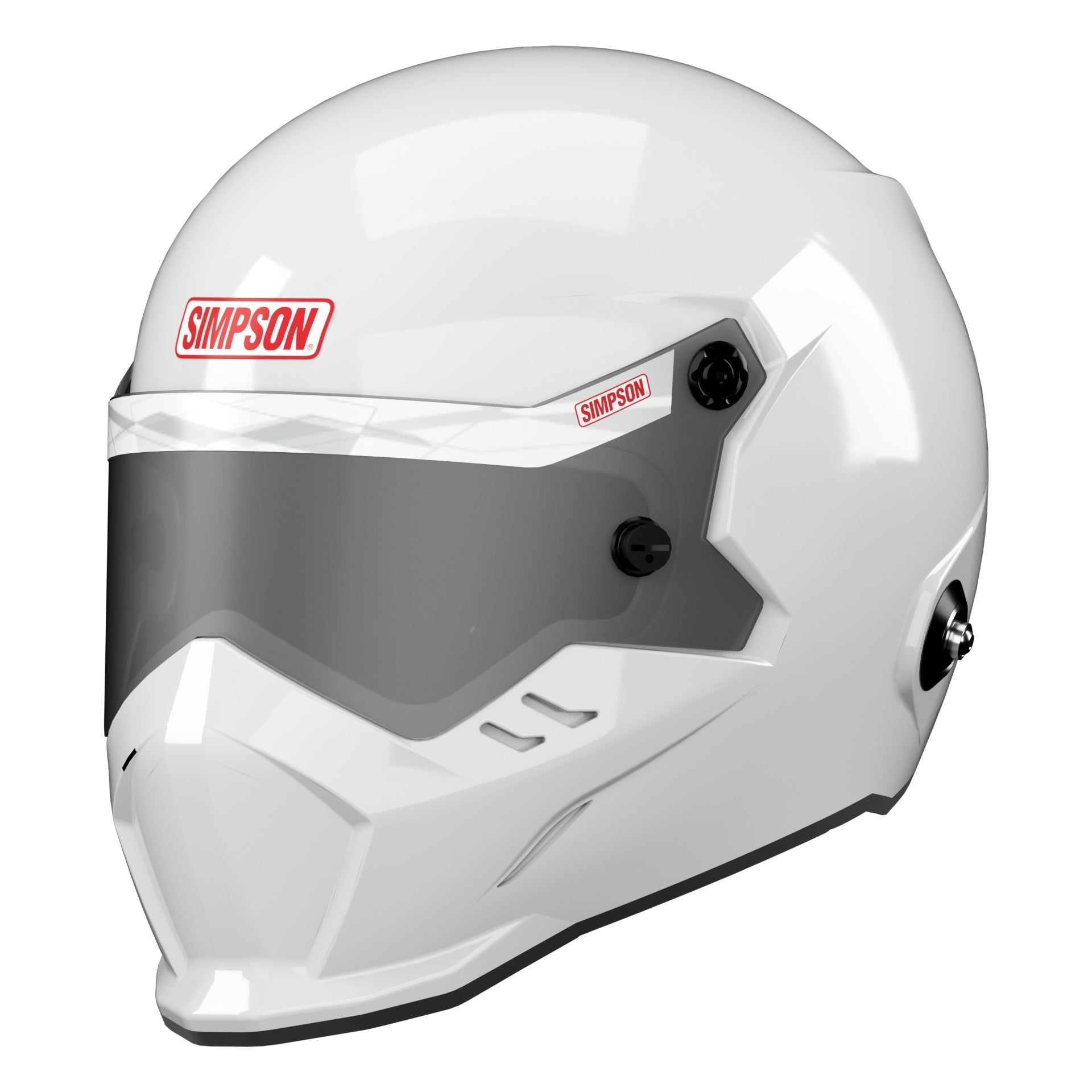 SIMPSON SAFETY Helmet KingSnake  X-Lrg White SA2025 Safety Equipment Helmets and Accessories main image