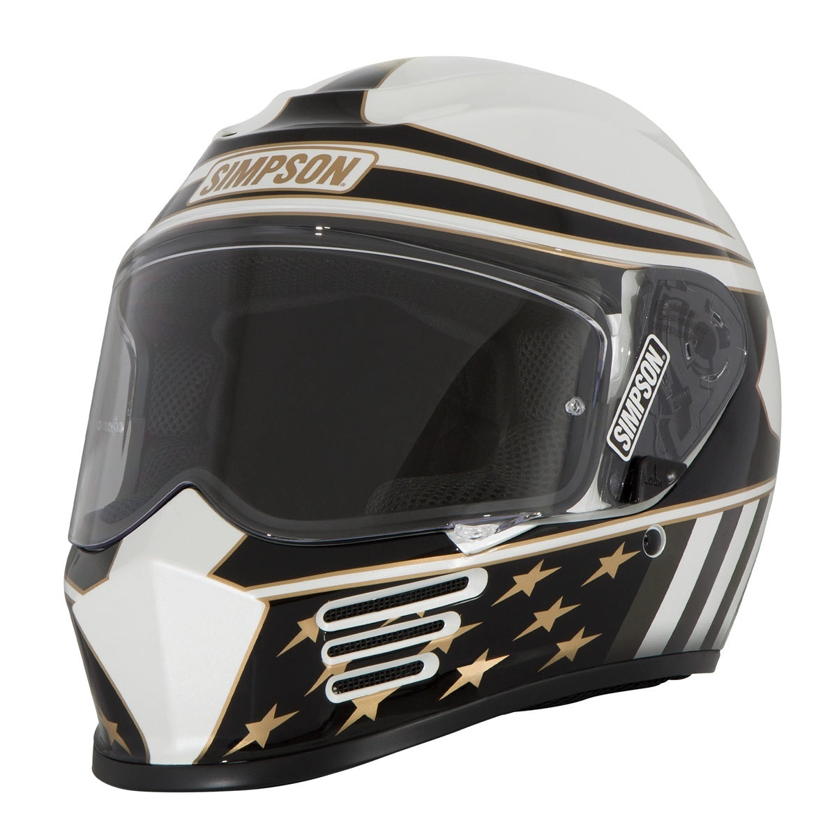 SIMPSON SAFETY Helmet Americana Gold Speed Bandit Large Safety Equipment Helmets and Accessories main image