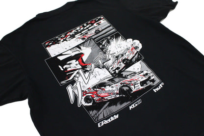 GReddy X HUF Reveal KG21 (Boxy Fit) Tee(s) - Pigment Black
