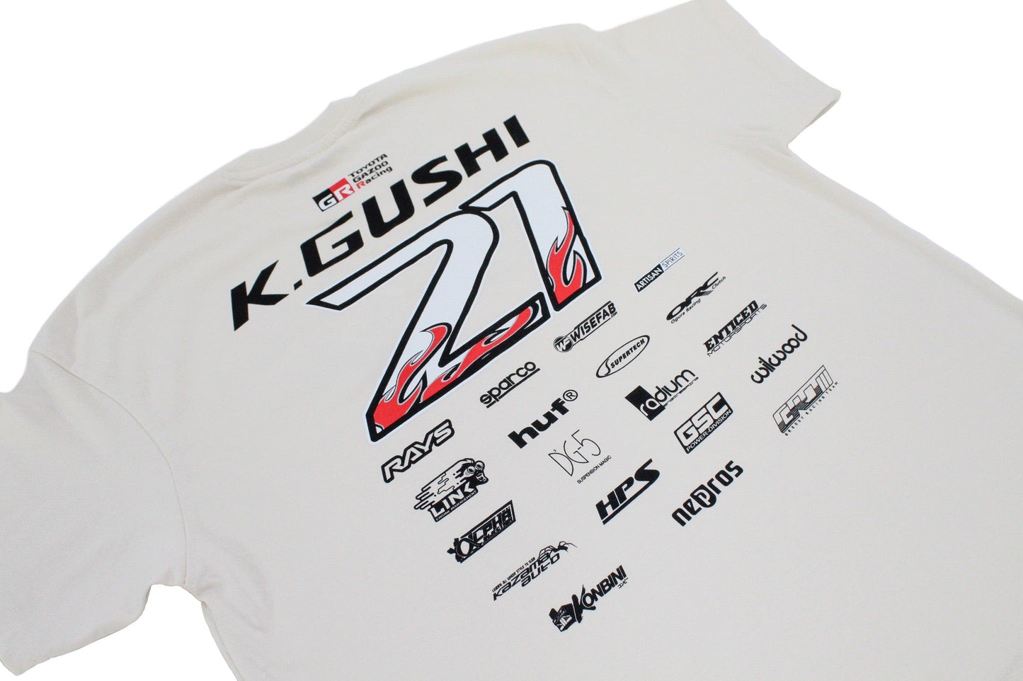 GReddy 2025 K.Gushi Team (Boxy Fit) Tee(s) - Cream White