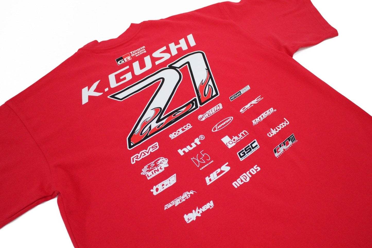 GReddy 2025 K.Gushi Team (Boxy Fit) Tee(s) - Red