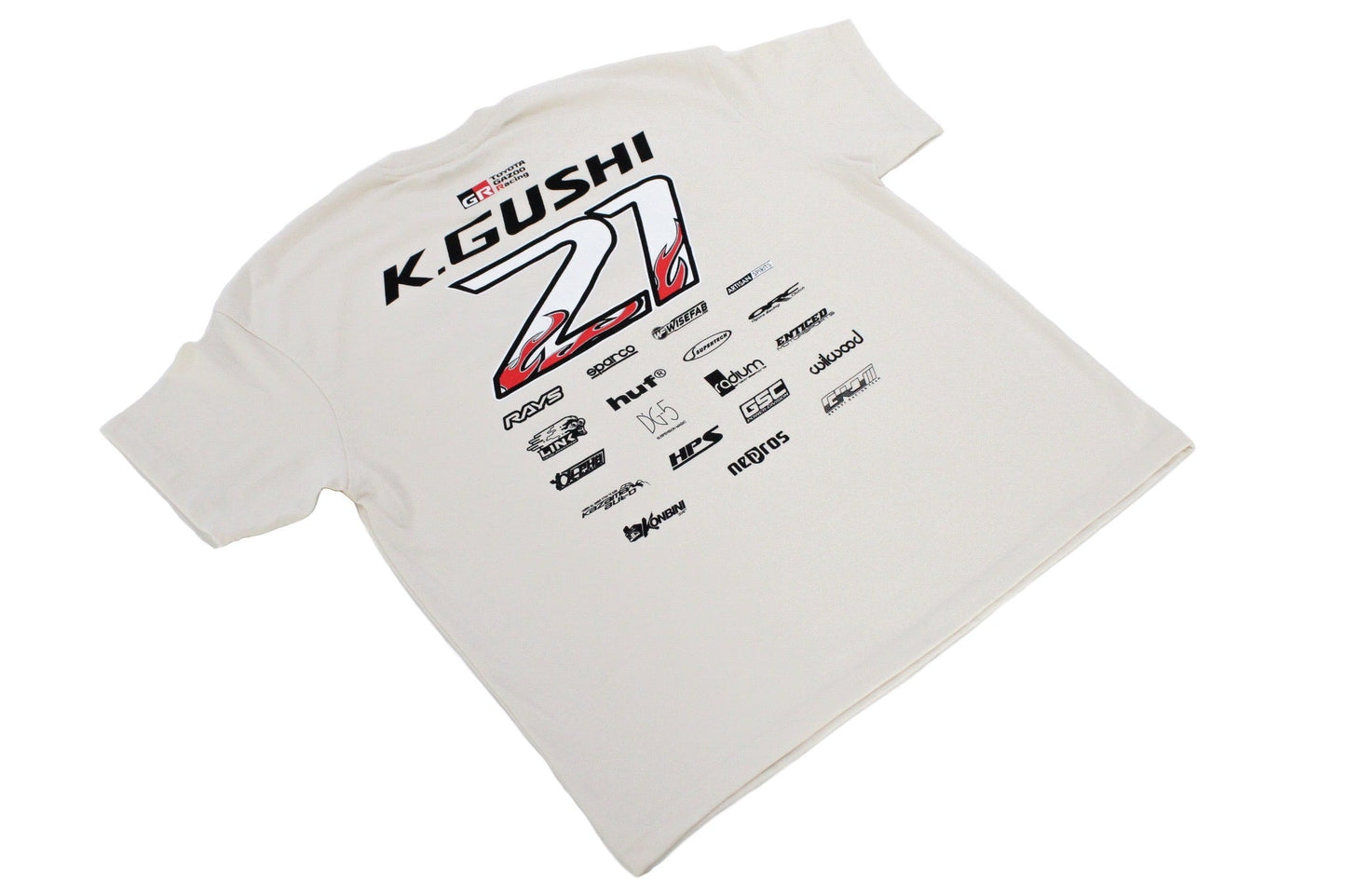 GReddy 2025 K.Gushi Team (Boxy Fit) Tee(s) - Cream White