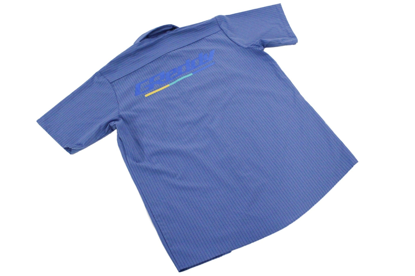GReddy NEW! GReddy Mechanic's Button-up Work Shirt(s) V3 - Blue/Blue Stripe