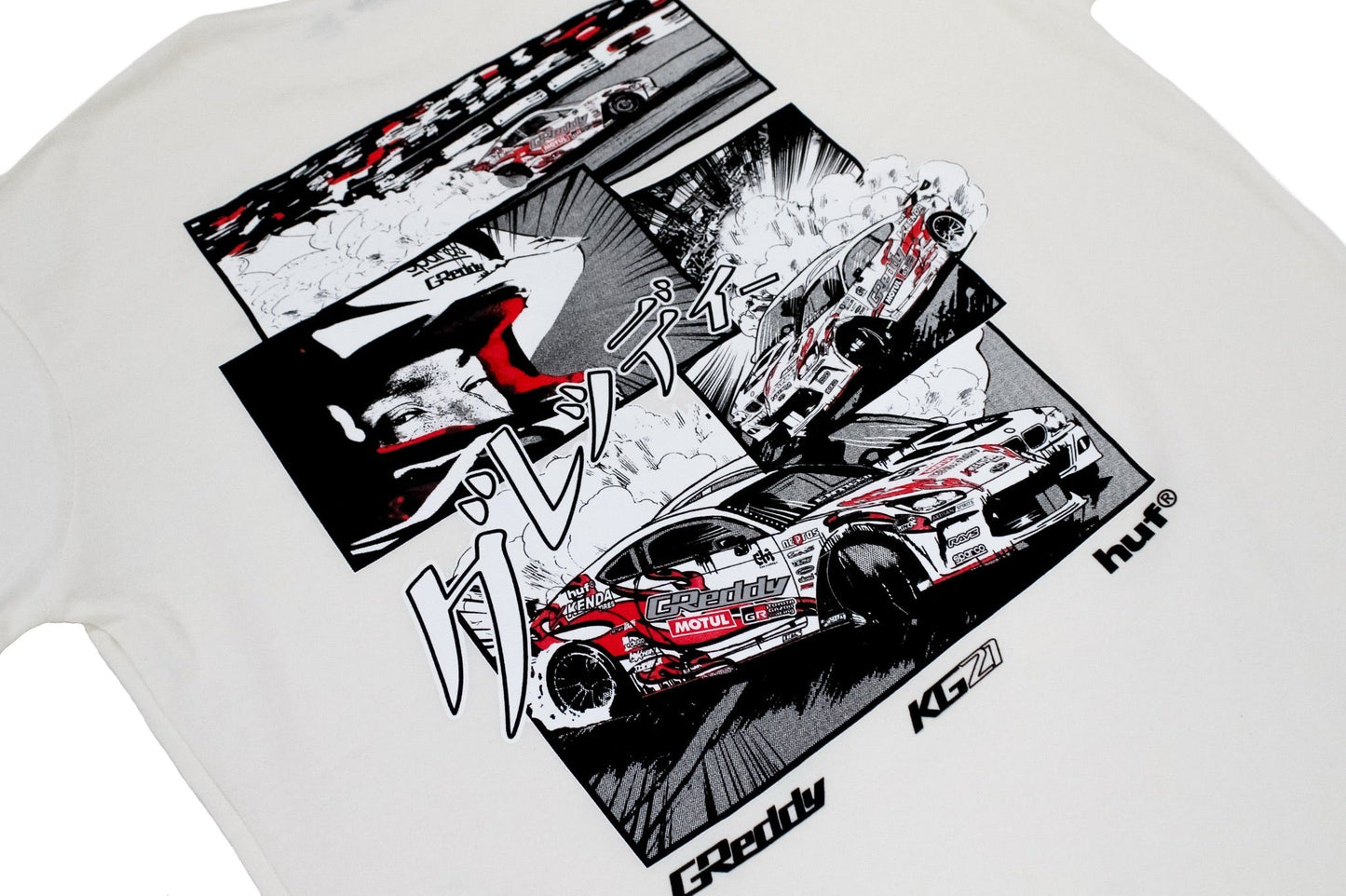 GReddy X HUF Reveal KG21 Tee(s) - Natural